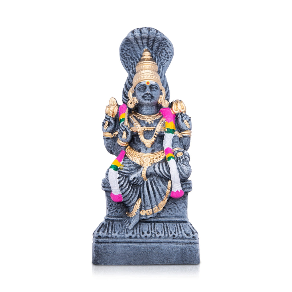 Karumariyamman Clay Golu Bommai - 10 x 5 Inches | Giri Golu Doll/ Navaratri Golu Bomma/Gombe/Bommai