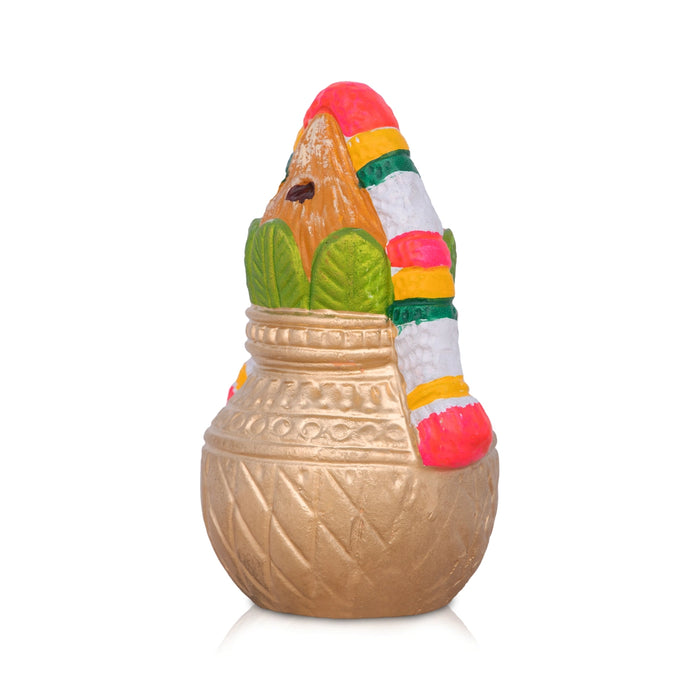 Kalasam Clay Golu Bommai - 6 x 3 Inches | Giri Golu Doll/ Navaratri Golu Bomma/Gombe/Bommai