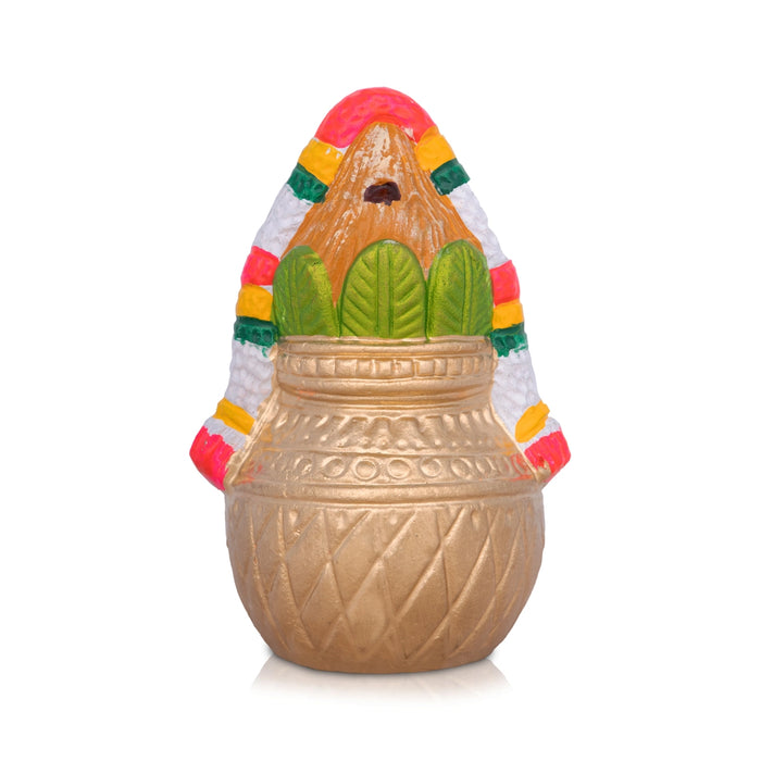 Kalasam Clay Golu Bommai - 6 x 3 Inches | Giri Golu Doll/ Navaratri Golu Bomma/Gombe/Bommai