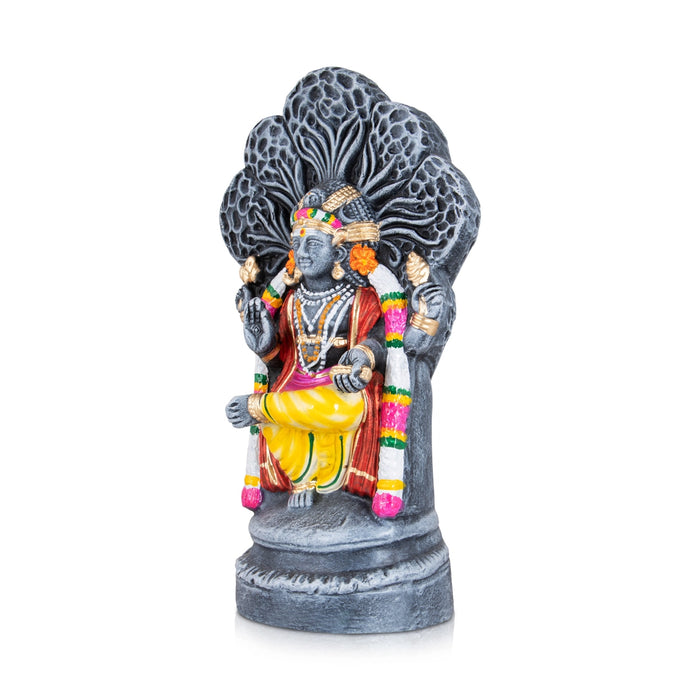 Dakshinamoorthy Clay Golu Bommai - 14 x 7 Inches | Giri Golu Doll/ Navaratri Golu Bomma/Gombe/Bommai