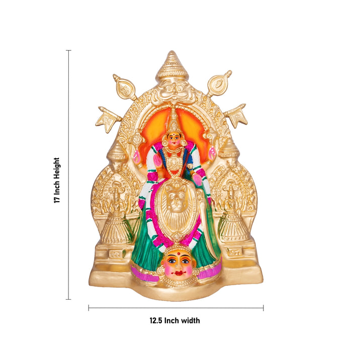 Mookambikai Paper Mache Golu Bommai - 17 x 12.5 Inches | Giri Golu Doll/ Navaratri Kolu Bommalu/ Bommai