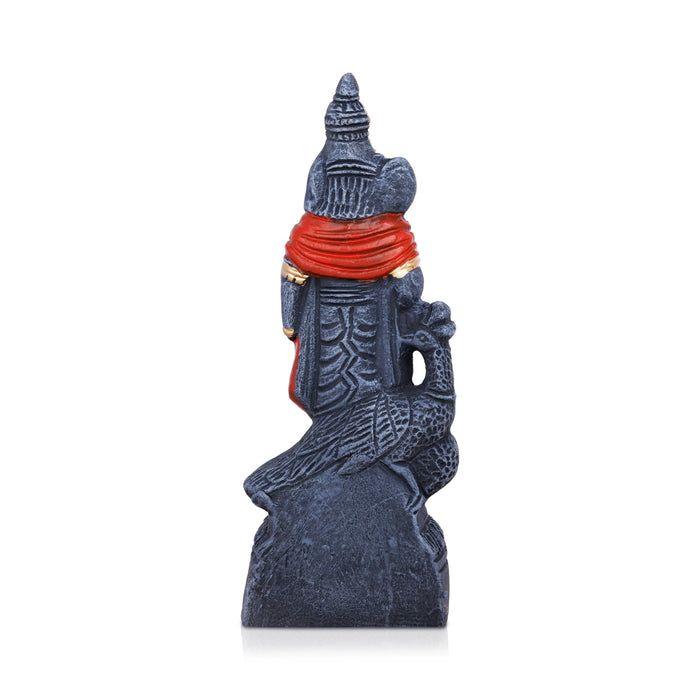 Kalvettu Murugan Stone Finish Clay Golu Bommai | Giri Golu Doll/ Navaratri Golu Bomma/ Gombe/ Bommai