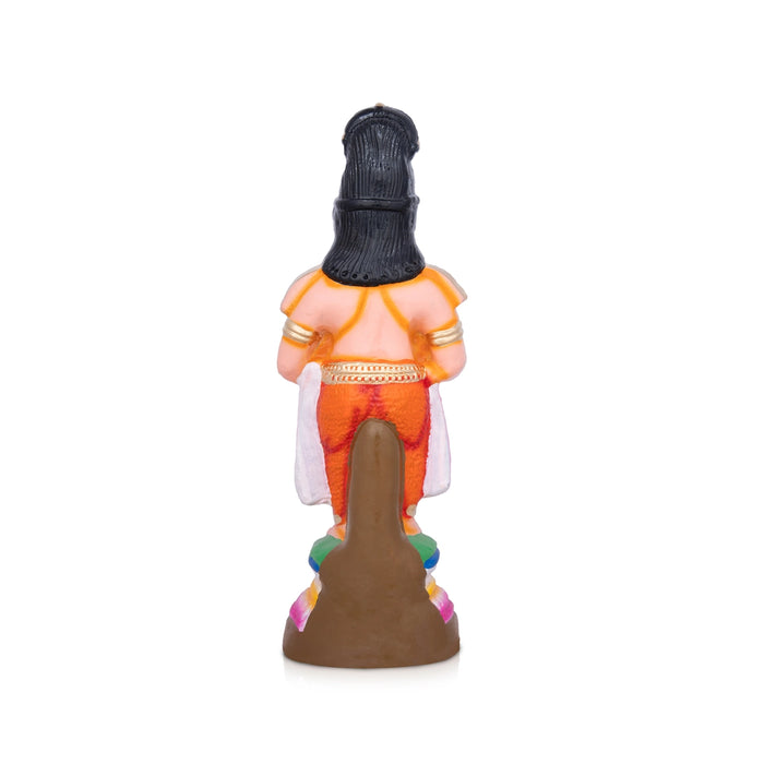 Durga Clay Golu Bommai - 12 x 4 Inches | Giri Golu Doll/ Navaratri Golu Bomma/Gombe/Bommai