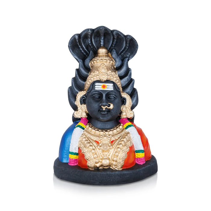 Sri Mariamman Stone Finish Clay Golu Bommai – 13 X 9.5 Inches | Giri Golu Doll / Navaratri Golu Bomma / Gombe / Bommai