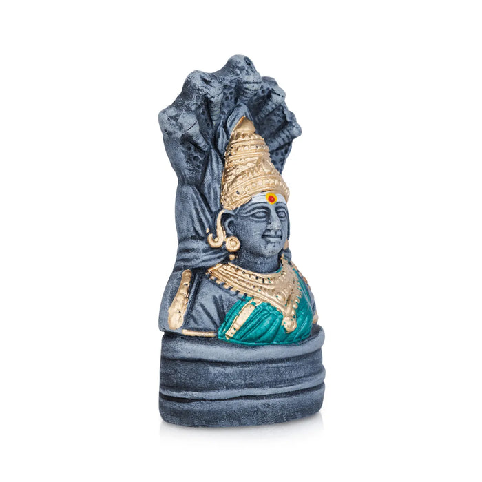 Mariamman Bust Clay Golu Bommai – 5.5 X 3 Inches | Giri Golu Doll / Navaratri Golu Bomma / Gombe / Bommai