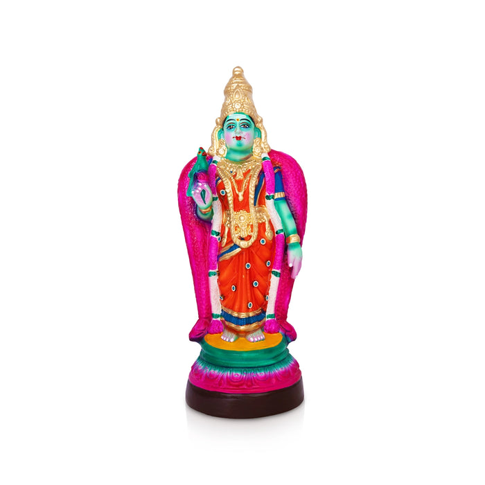 Meenakshi Paper Mache Golu Bommai - 17 x 7 Inches | Giri Golu Doll/ Navaratri Kolu Bommalu/ Gombe