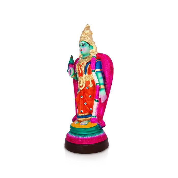 Meenakshi Paper Mache Golu Bommai - 17 x 7 Inches | Giri Golu Doll/ Navaratri Kolu Bommalu/ Gombe