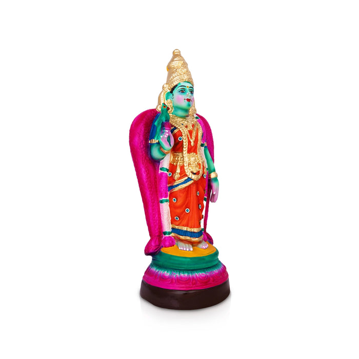 Meenakshi Paper Mache Golu Bommai - 17 x 7 Inches | Giri Golu Doll/ Navaratri Kolu Bommalu/ Gombe
