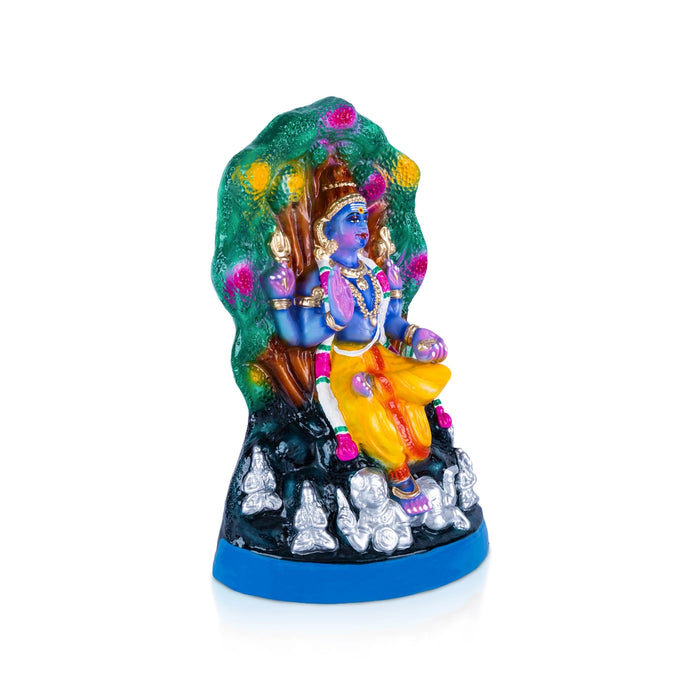 Dakshinamoorti Paper Mache Golu Bommai - 15 x 10 Inches | Giri Golu Doll/ Navaratri Golu Bomma/ Dasara Doll