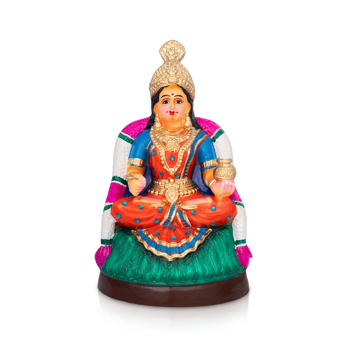 Annapoorni Paper Mache Golu Bommai - 13.5 x 7.75 Inches | Giri Golu Doll/ Navaratri Golu Bomma/Gombe/Bommai