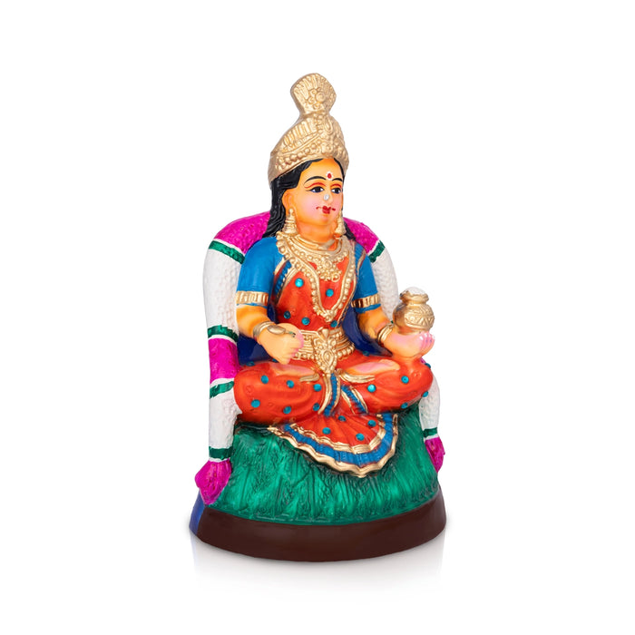 Annapoorni Paper Mache Golu Bommai - 13.5 x 7.75 Inches | Giri Golu Doll/ Navaratri Golu Bomma/Gombe/Bommai