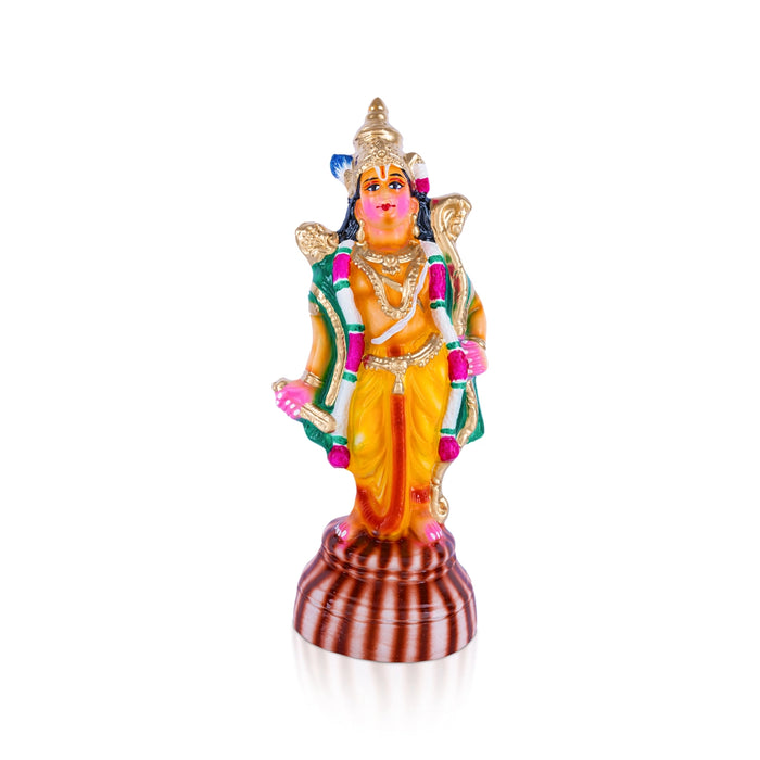Ramar Paper Mache Golu Bommai Set - 13.5 x 4.5 Inches | Giri Golu Doll/ Navaratri Golu Bommalu/ Gombe