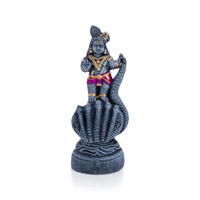 Kalinga Nartanam Clay Golu Bommai - 11.5 x 4.5 Inches | Giri Golu Doll/ Navaratri Kolu Bomma/ Gombe