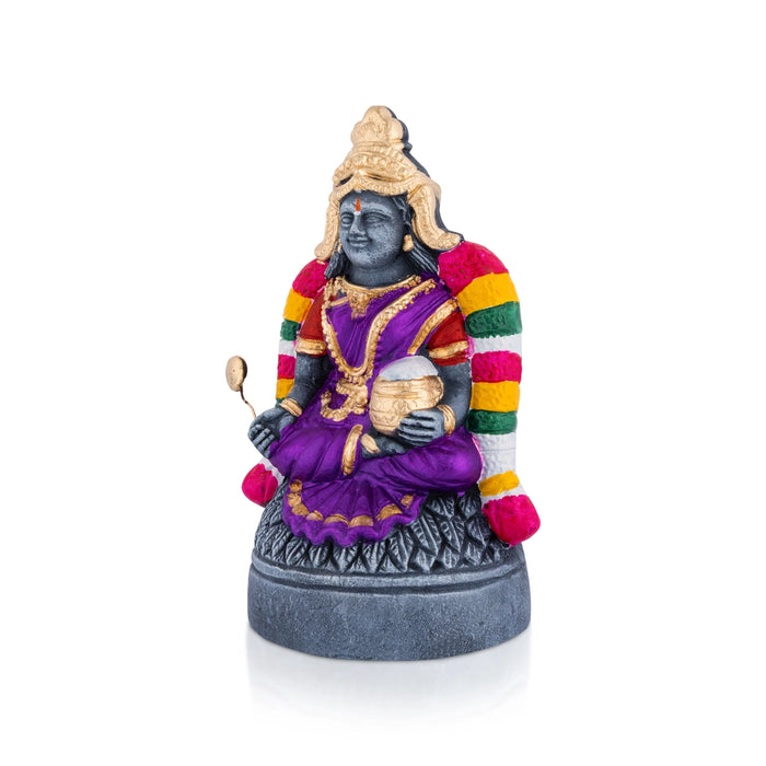Annapoorni Clay Golu Bommai - 9.3 x 5 Inches | Giri Golu Doll/ Navaratri Kolu Bomma/Gombe/Bommai