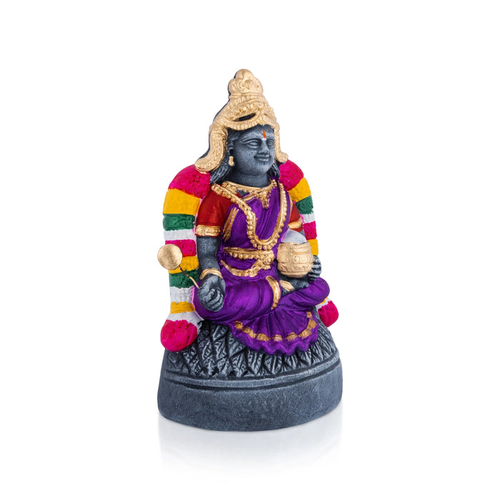 Annapoorni Clay Golu Bommai - 9.3 x 5 Inches | Giri Golu Doll/ Navaratri Kolu Bomma/Gombe/Bommai