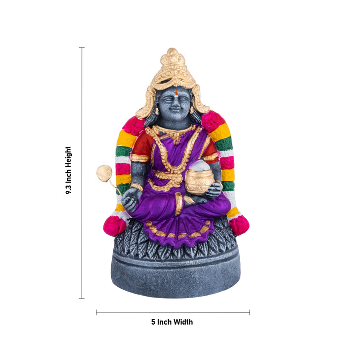 Annapoorni Clay Golu Bommai - 9.3 x 5 Inches | Giri Golu Doll/ Navaratri Kolu Bomma/Gombe/Bommai