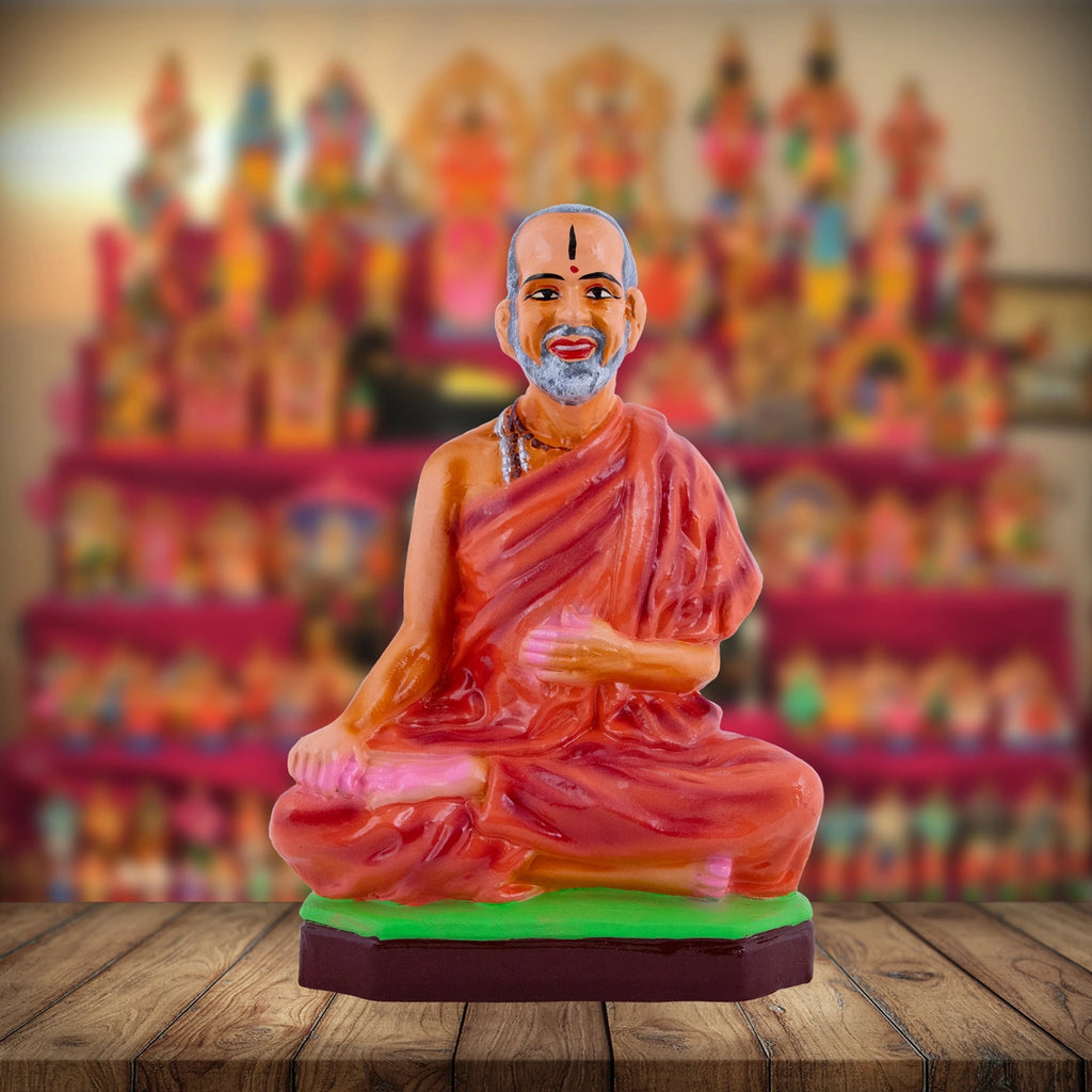 Pejawar Clay Golu Bommai - 9 x 6 Inches | Giri Golu Doll/ Navaratri Golu Bomma/Gombe/Bommai