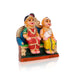 Uncle Aunty Iyer Clay Golu Bommai - 7 X 7 Inches | Giri Golu Doll/ Navaratri Golu Bomma/ Gombe/ Bommai - Clay Kolu Bommai
