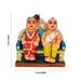 Uncle Aunty Iyer Clay Golu Bommai - 7 X 7 Inches | Giri Golu Doll/ Navaratri Golu Bomma/ Gombe/ Bommai - Clay Kolu Bommai