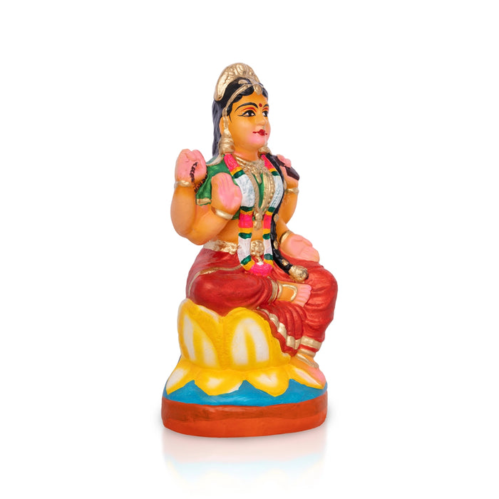 Balambigai Statue Clay Golu Bommai - 9 X 4 Inches | Giri Golu Doll/ Navaratri Golu Bomma/ Gombe/ Bommai - Clay Kolu Bommai
