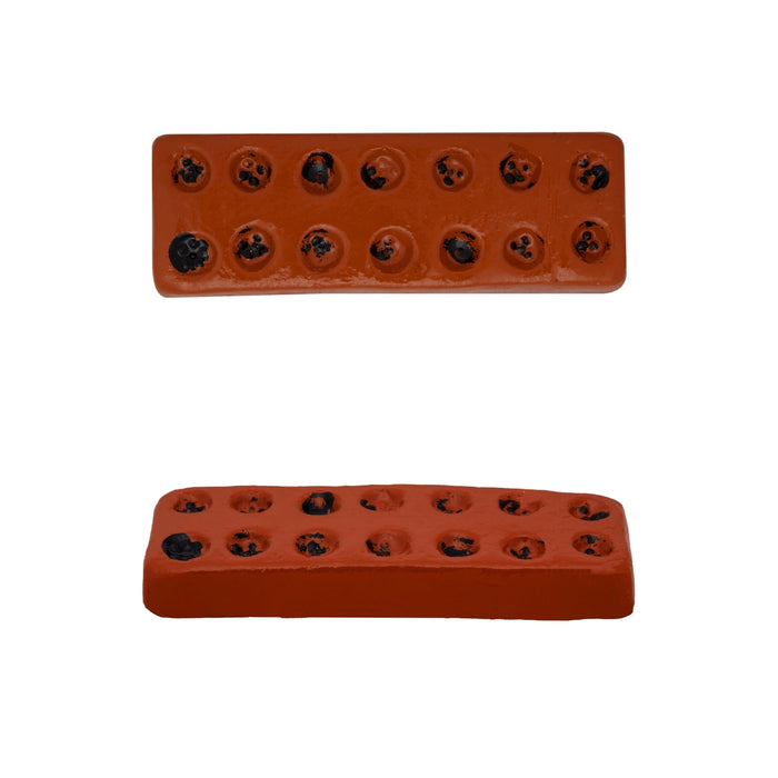 Pallanguzhi Clay Golu Bommai Set - 4.5 X 3 Inches | Giri Golu Doll/ Navaratri Golu Bomma/ Gombe/ Bommai - Clay Kolu Bommai