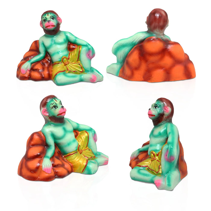 Beema Shena Karvam Clay Golu Bommai Set - 8 x 5 Inches | Giri Golu Doll/ Navaratri Golu Bomma/ Gombe/ Bommai - Clay Kolu Bommai
