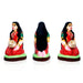 Akshaya Patra Clay Golu Doll Set - 8 x 4 Inches | Golu Doll/ Navaratri Golu Bomma/ Gombe/ Bommai - Clay Kolu Bommai