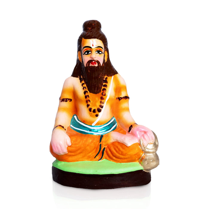 Akshaya Patra Clay Golu Doll Set - 8 x 4 Inches | Golu Doll/ Navaratri Golu Bomma/ Gombe/ Bommai - Clay Kolu Bommai