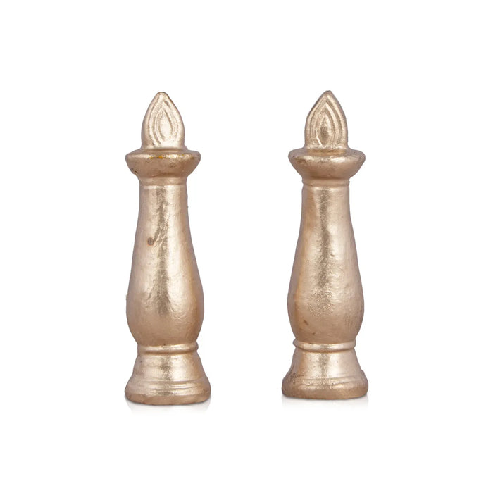 Varalakshmi Clay Golu Bommai Set - 10 x 4.5 Inches | God Idols/ Golu Doll/ Navaratri Golu Bomma/ Gombe/ Bommalu - Clay Kolu Bommai