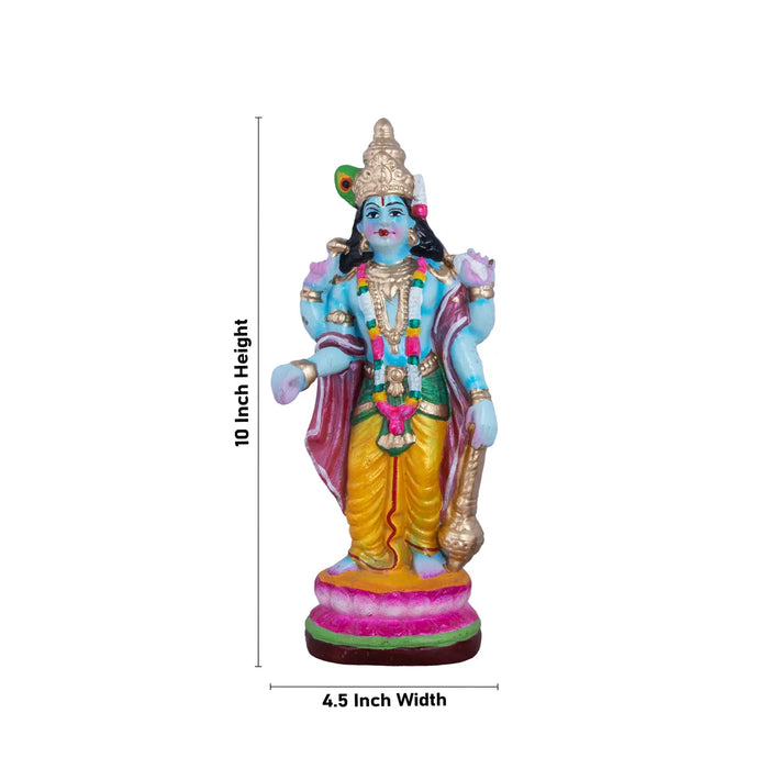 Varalakshmi Clay Golu Bommai Set - 10 x 4.5 Inches | God Idols/ Golu Doll/ Navaratri Golu Bomma/ Gombe/ Bommalu - Clay Kolu Bommai