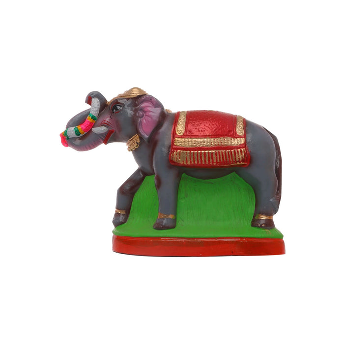 Manakula Vinayagar Murti Clay Golu Bommai Set - 10 x 7.5 Inches | Giri Golu Doll/Navaratri Golu Bomma/Gombe