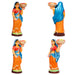 Radhai Alangaram Clay Golu Bommai Set - 10 X 7.5 Inches | Giri Golu Doll/ Navaratri Golu Bommai/ Gombe - Clay Kolu Bommai