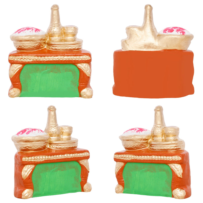 Radhai Alangaram Clay Golu Bommai Set - 10 X 7.5 Inches | Giri Golu Doll/ Navaratri Golu Bommai/ Gombe - Clay Kolu Bommai