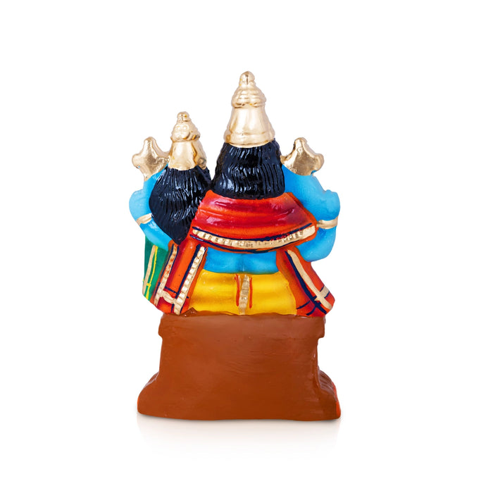 Varahi Amman Clay Golu bommai - 9.5 x 6 Inches | Giri Golu Doll/ Navaratri Golu Bommai/ Gombe