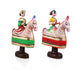 Poikkal Kuthirai Paper Mache Golu Bommai pair - 12 x 8 Inches | Giri Golu Doll/Navaratri Golu Bomma/Gombe/Bommai - Paper Mache Kolu Bommai