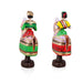 Poikkal Kuthirai Paper Mache Golu Bommai pair - 12 x 8 Inches | Giri Golu Doll/Navaratri Golu Bomma/Gombe/Bommai - Paper Mache Kolu Bommai