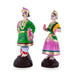 Raja Rani Paper Mache Golu Bommai Pair - 9 x 3.5 Inches | Giri Golu Doll/ Navaratri Golu Bomma/Gombe/Bommai - Paper Mache Kolu Bommai