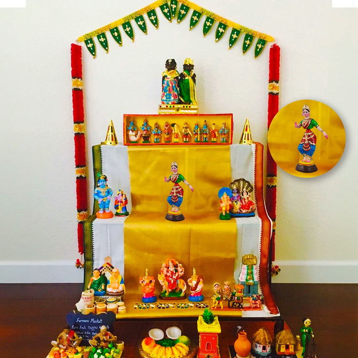 Beautiful Navaratri Golu used in festive golu bommai set and Navratri Kolu celebrations