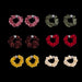Elastic Hair Band Set - 12 Pcs | Velvet Hair Styling Accessory/ Hair Accessory For Daily Wear And Gifting - Ethnic Wear Accessories