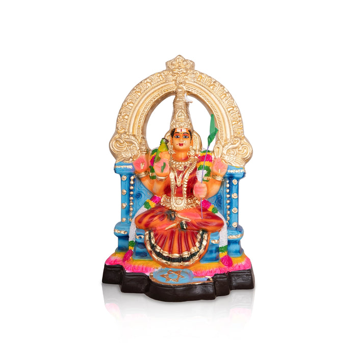 Kamakshi Devi Paper Mache Golu Bommai - 12 x 8 Inches | Giri Golu Doll/ Navaratri Golu Bomma/ Gombe/ Bommai