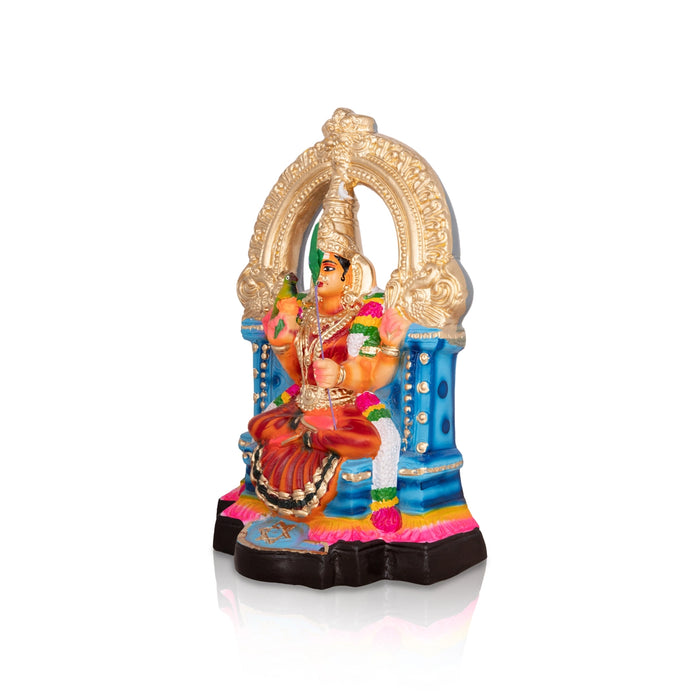 Kamakshi Devi Paper Mache Golu Bommai - 12 x 8 Inches | Giri Golu Doll/ Navaratri Golu Bomma/ Gombe/ Bommai