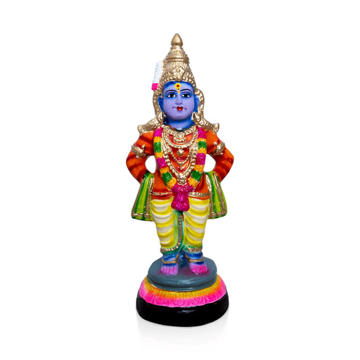 Vittal Rukmini Set - 14 x 6 inches | Paper Mache Golu Bommai/ Golu Doll/ Navaratri kolu Bomma/ Gombe/ Bommalu - Paper Mache Kolu Bommai