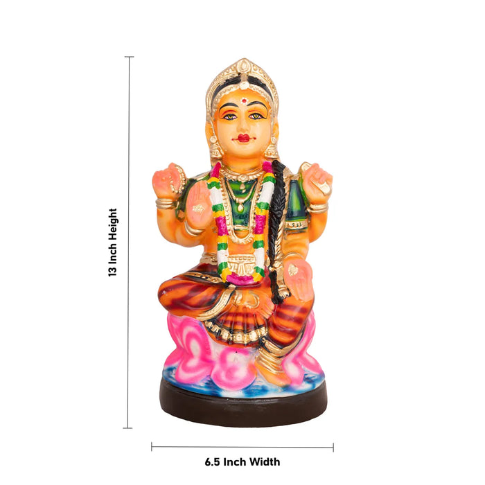 Balambigai Devi Paper Mache Golu Bommai – 13 X 6.5 Inches | Giri Golu Doll / Navaratri Golu Display / Gombe / Bommai