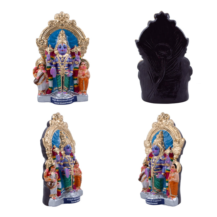Kanchi Divya Desam Clay Golu Bommai Set - 12 x 6.5 Inches | Giri Golu Doll/ Navaratri Golu Bomma/Gombe/Bommai - Clay Kolu Bommai