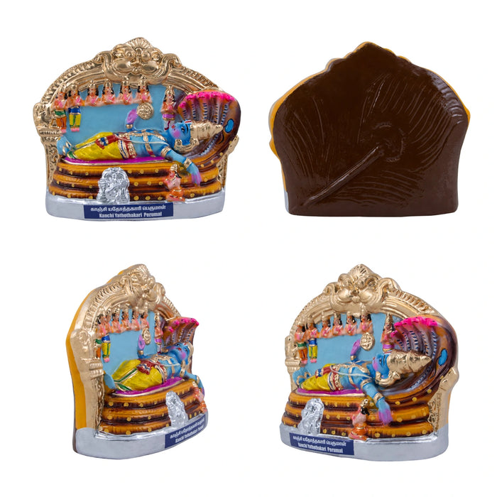 Kanchi Divya Desam Clay Golu Bommai Set - 12 x 6.5 Inches | Giri Golu Doll/ Navaratri Golu Bomma/Gombe/Bommai - Clay Kolu Bommai