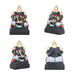 Ganesh Murti With Avvaiyar Clay Golu Bommai Set - 10 x 8 Inches | Giri Golu Doll/Navaratri Golu Bomma/Gombe - Clay Kolu Bommai