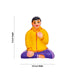 Carrom Game Clay Golu Bommai Set - 5 x 3.5 Inches | Giri Golu Doll/ Navaratri Golu Bomma/ Gombe/ Bommai - Clay Kolu Bommai