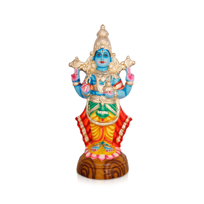 Dhanvantari Clay Golu Bommai - 15 x 7 Inches | Giri Golu Doll/ Navaratri Golu Bomma/Gombe/Bommai