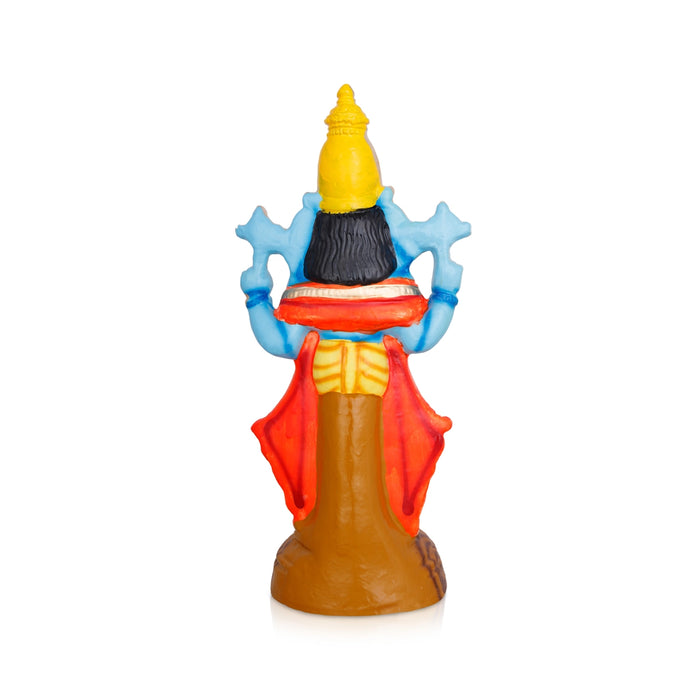 Dhanvantari Clay Golu Bommai - 15 x 7 Inches | Giri Golu Doll/ Navaratri Golu Bomma/Gombe/Bommai