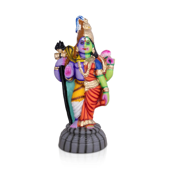 Ardhanarishvarar Idol Clay Golu Bommai – 12 X 6 Inches | Giri Golu Doll / Navaratri Gombe / Bommai